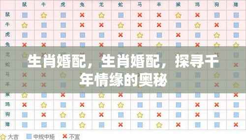生肖婚配奥秘,探寻千年情缘的缘分密码