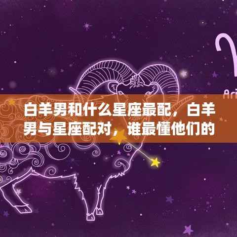 白羊男星座配对解析，最佳配对星座与心灵契合者探索
