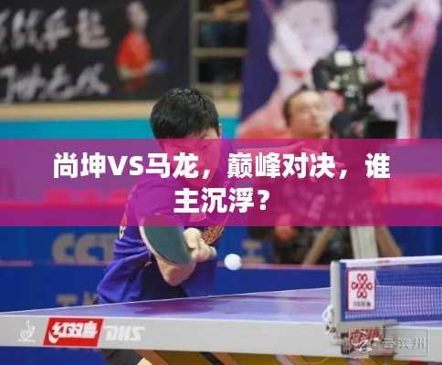 尚坤VS马龙,巅峰对决,谁主沉浮?