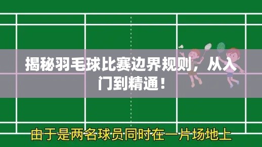 揭秘羽毛球比赛边界规则,从入门到精通!
